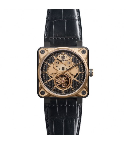 Bell & Ross TOURBILLION PINK GOLD Watch Replica BR 01 TOURBILLON PINK GOLD